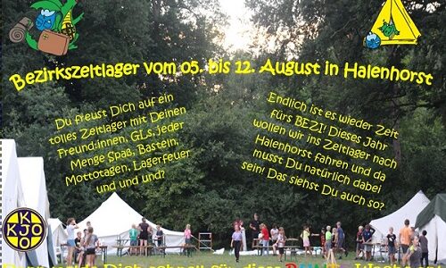 KJO-Bezirkszeltlager in Halenhorst