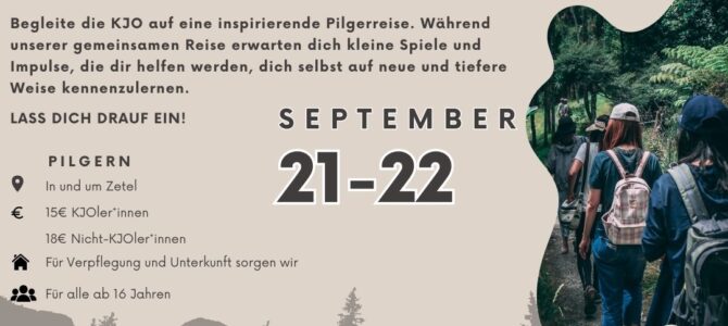 Pilgern „It’s time to compliment yourself!“
