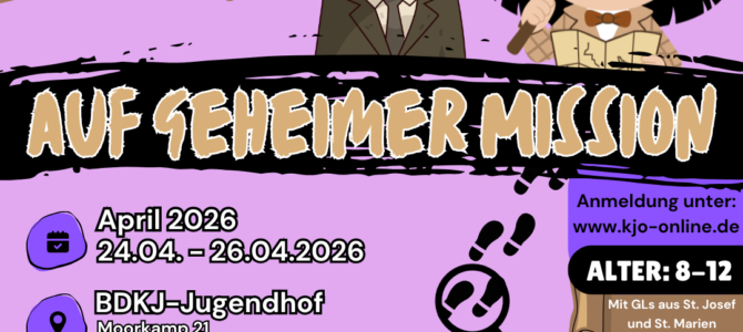 Mit der KJO auf geheimer Mission 🕵🏼