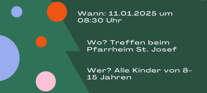 Tannenbaumsammelaktion 2025 Kinderanmeldung